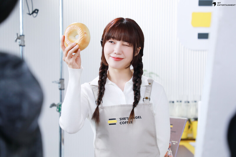 240607 IST Naver post- Apink EUNJI for 'She's Bagel Coffee' documents 5