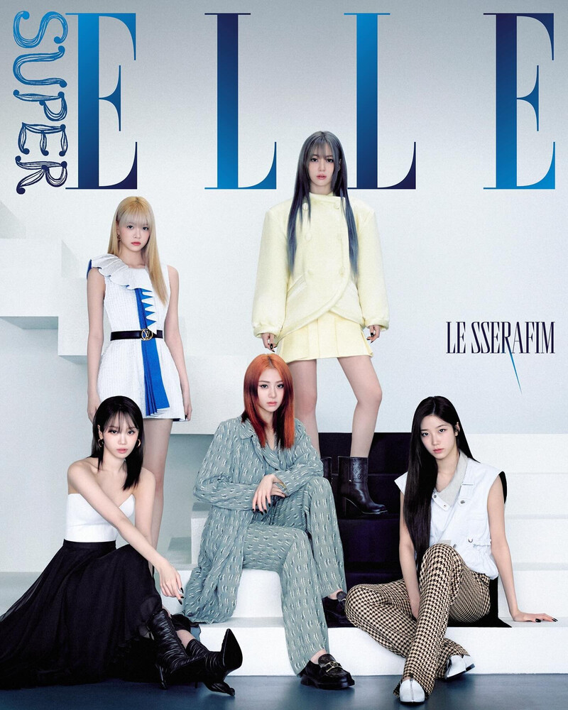 LE SSERAFIM x Louis Vuitton for ELLE Korea 'Super ELLE' documents 1