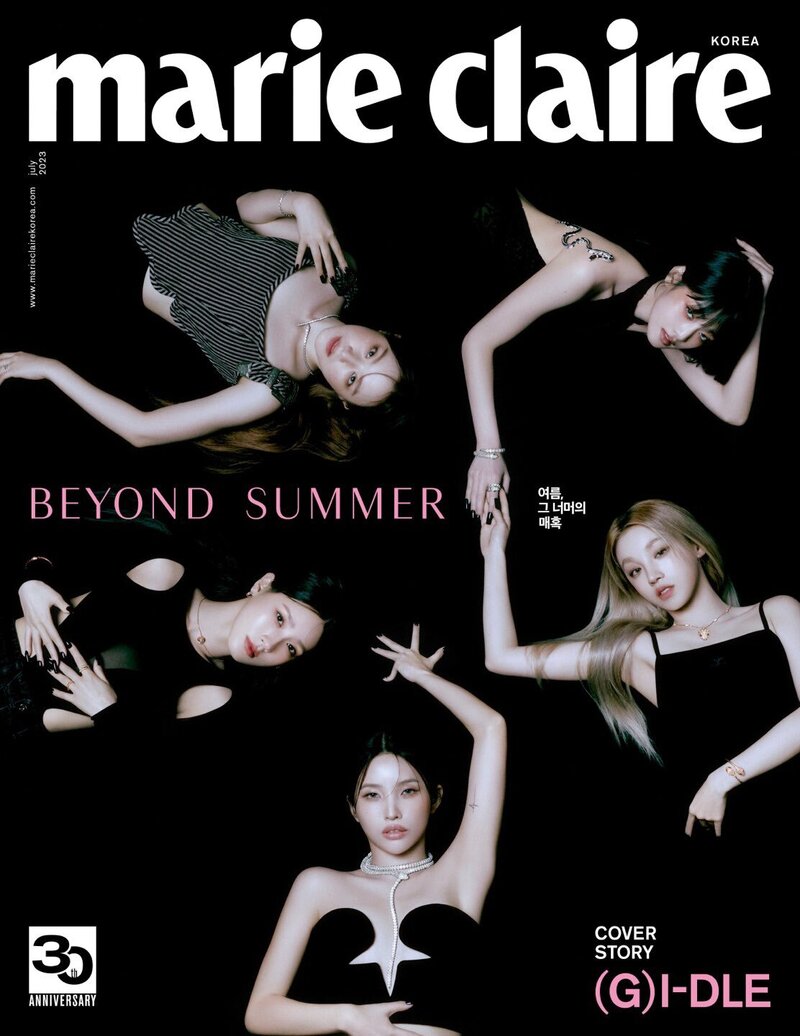 (G)I-DLE for MARIE CLAIRE Korea x BULGARI July Issue 2023 documents 1