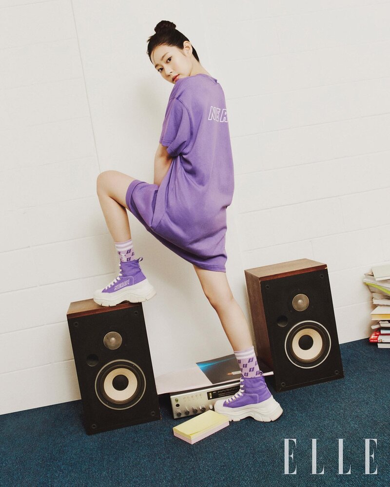 Kim Minju for ELLE Korea Magazine July 2021 Issue x NERDY documents 2