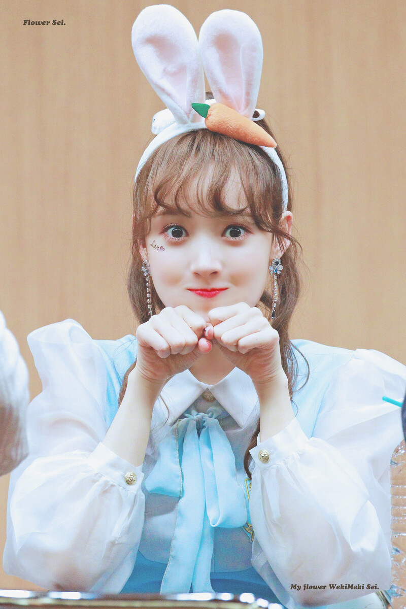 190519 Weki Meki Sei at LOCK END LOL Fansign documents 3