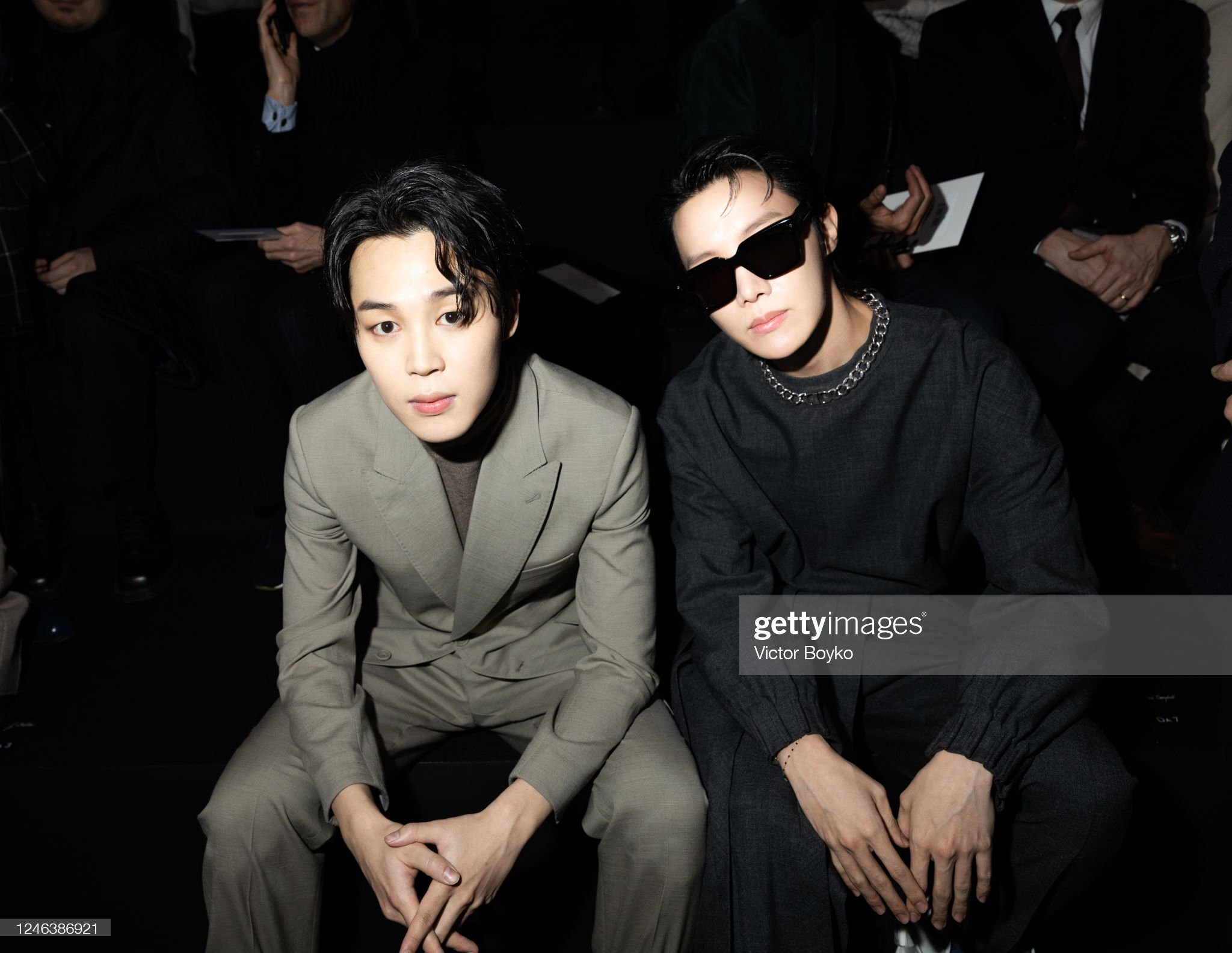 LIVE🔴Jhope Fashion Show  Jimin & Jhope at Louis Vuitton Mens Fall-Winter Fashion  Show in Paris 2023 