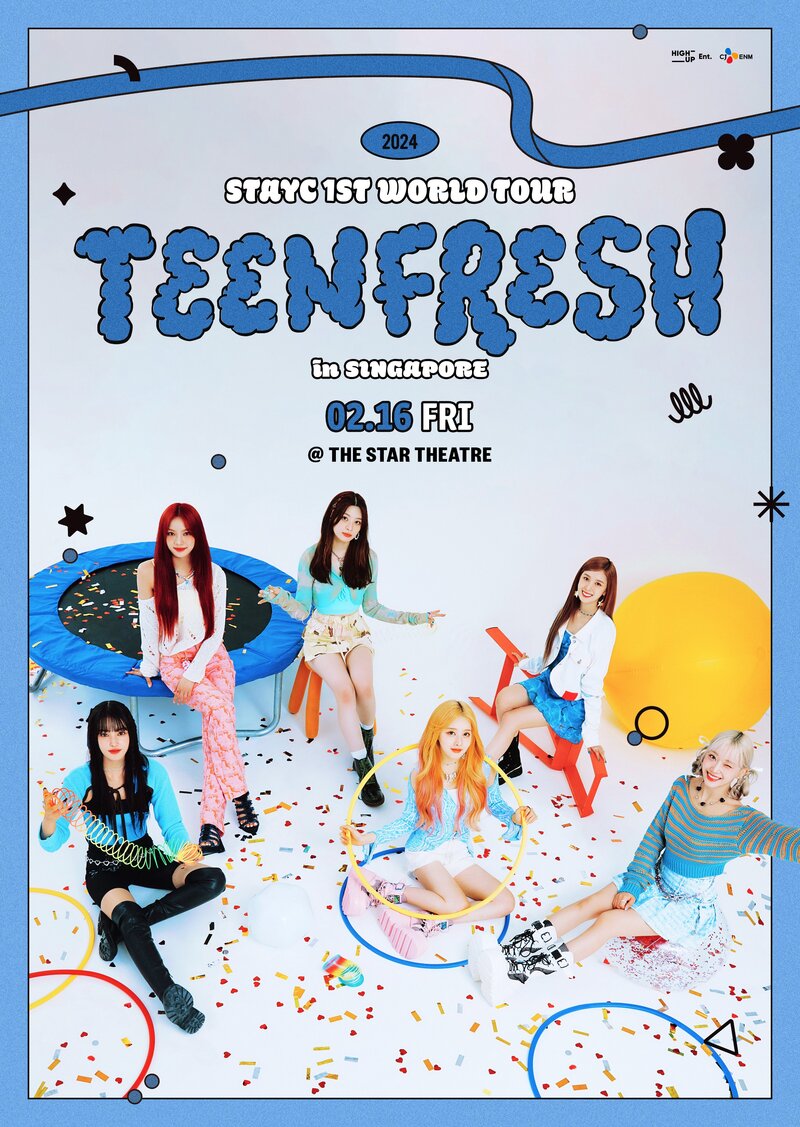 STAYC - 1st World Tour 'TEENFRESH' in Singapore Poster 2024 documents 1
