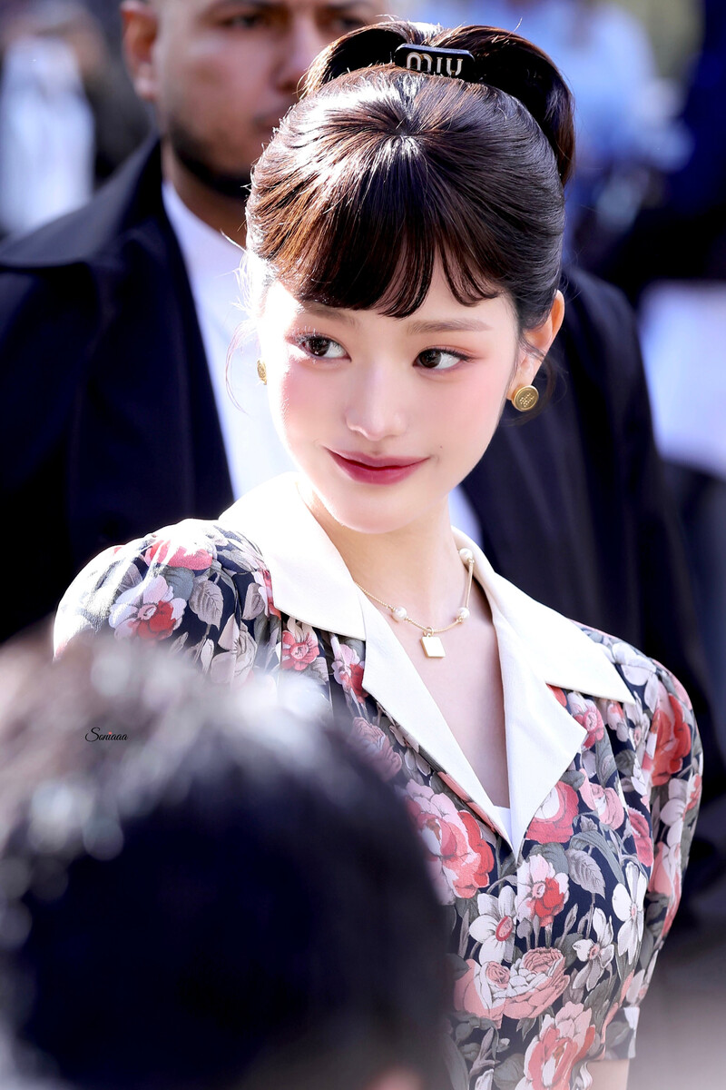 241001 IVE Wonyoung - Miu Miu SS25 Show at Paris Fashion Week documents 7