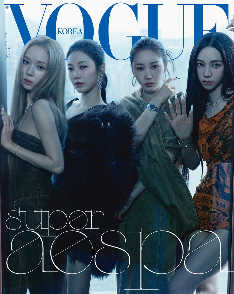 aespa for Vogue Korea September 2024 Issue documents 2