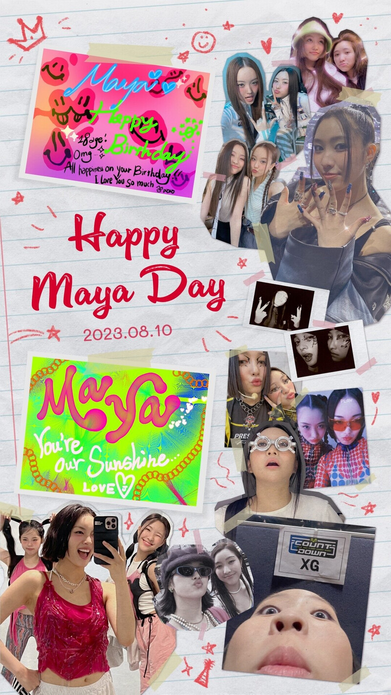 230810 XG Twitter Update - Maya's Birthday documents 3