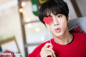 191225 BTS Jin Christmas photoshoot by Naver x Dispatch