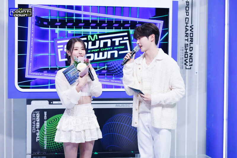 231116 MC Miyeon and Hanbin at M Countdown documents 3