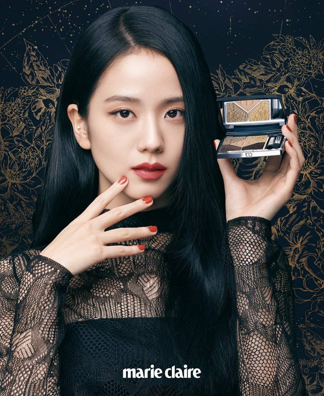 BLACKPINK Jisoo x Dior Beauty Holiday Gift Selection for Marie Claire Korea  2022  kpopping