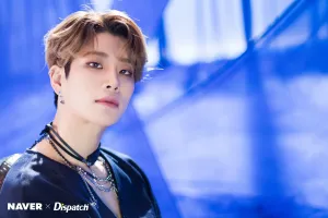 Astro's MJ 6th mini album "BLUE FLAME" promotion photoshoot by Naver x Dispatch