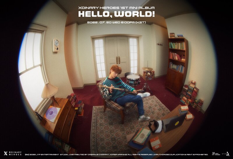 Xdinary Heroes 1st mini album "Hello, World!" concept photos documents 9