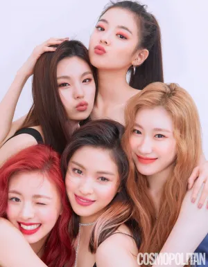 ITZY for Cosmopolitan magazine April 2019 issue