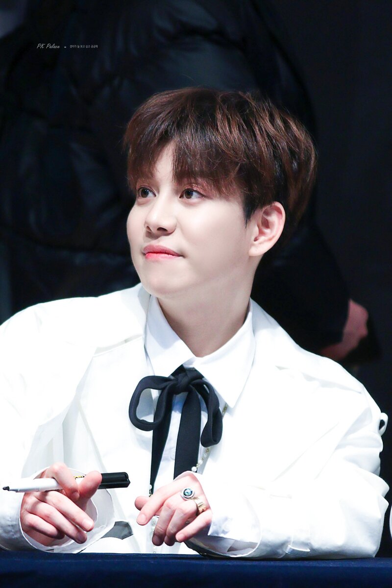 180121 Block B Kyung at Re:MONTAGE fansign documents 4