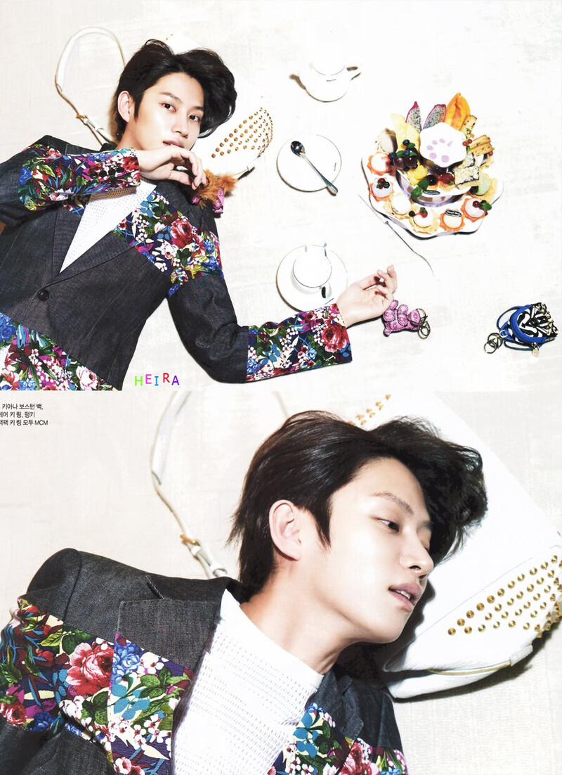 Kim Heechul for Ceci Magazine May 2014 Special Issue [SCANS] documents 9