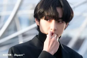 BTS' V at Brooklyn Bridge Park in New York by Naver x Dispatch