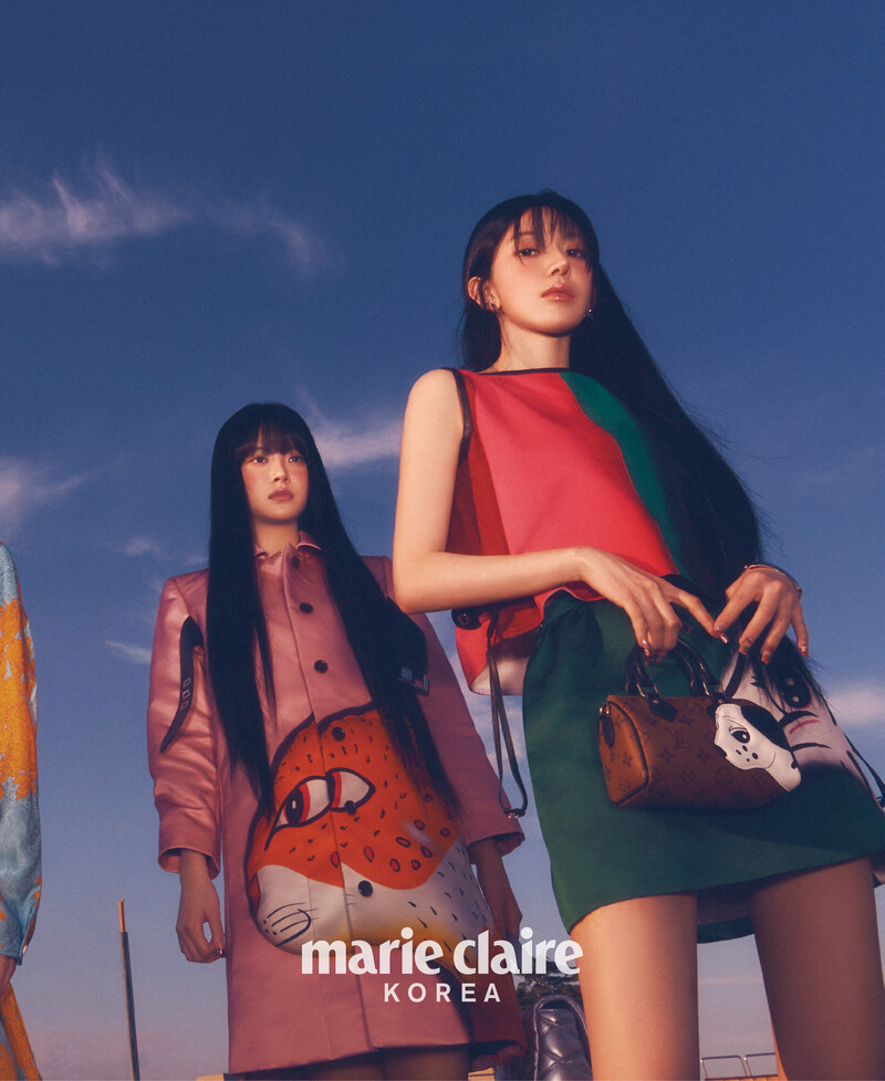 LE SSERAFIM x Louis Vuitton for Marie Claire Korea June 2024 Issue documents 2