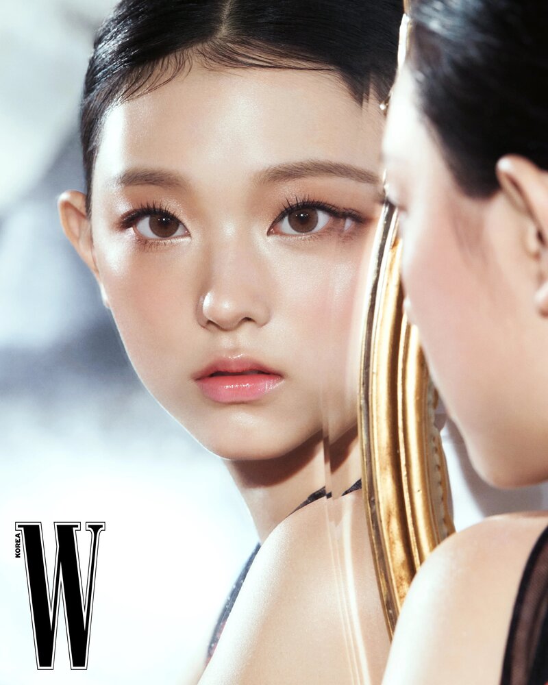 NewJeans Haerin x Dior Beauty for W Korea Digital Issue documents 8
