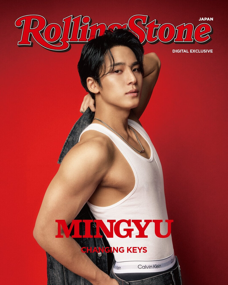 SEVENTEEN Mingyu for Calvin Klein X Rolling Stone Japan documents 3