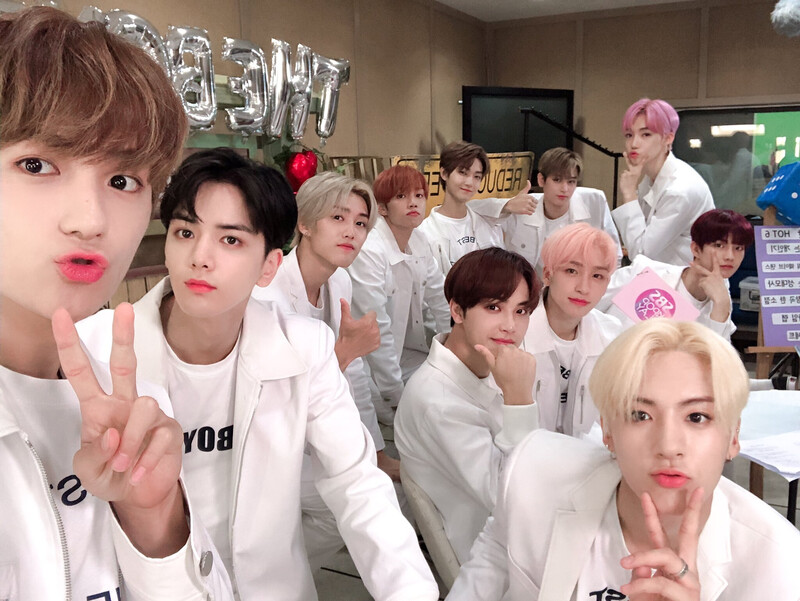 190829 INKIGAYO Twitter Update with THE BOYZ documents 2