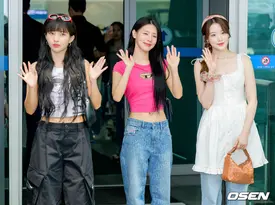 230721 (G)-IDLE Miyeon, Shuhua, and Soyeon at Incheon International Airport