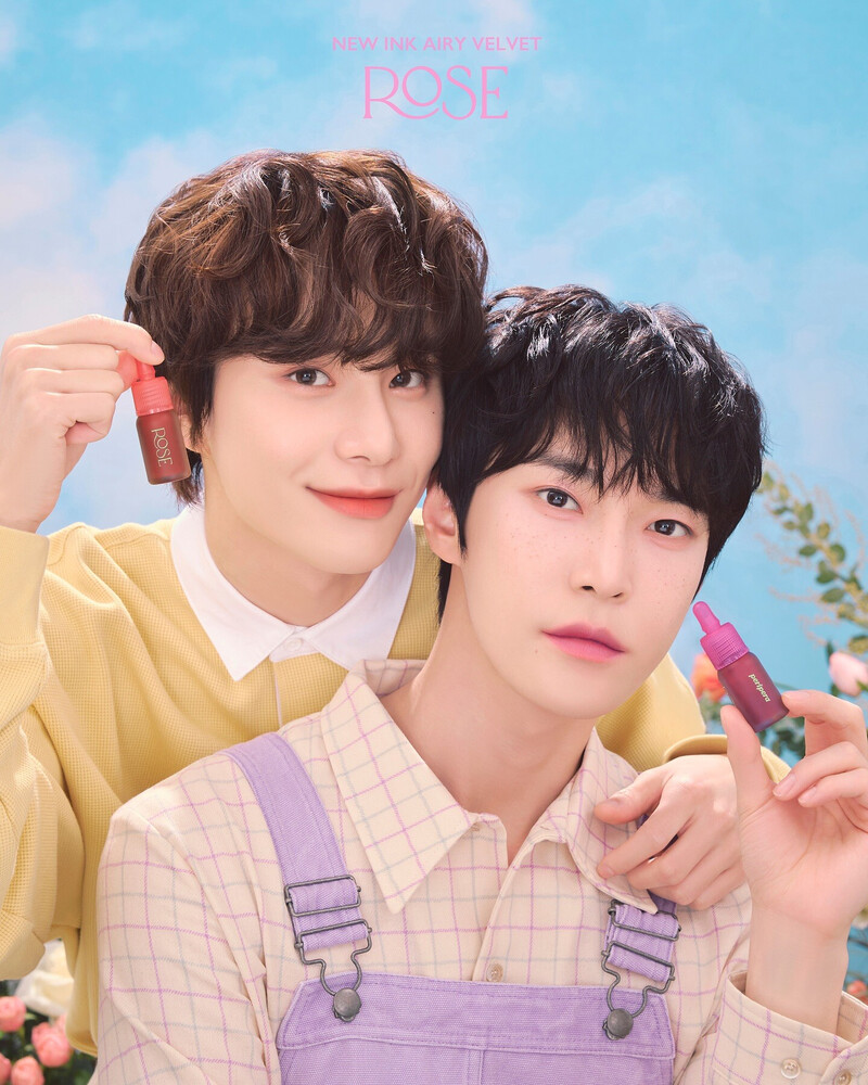 NCT Doyoung and Jungwoo for Peripera Rosening collection documents 4