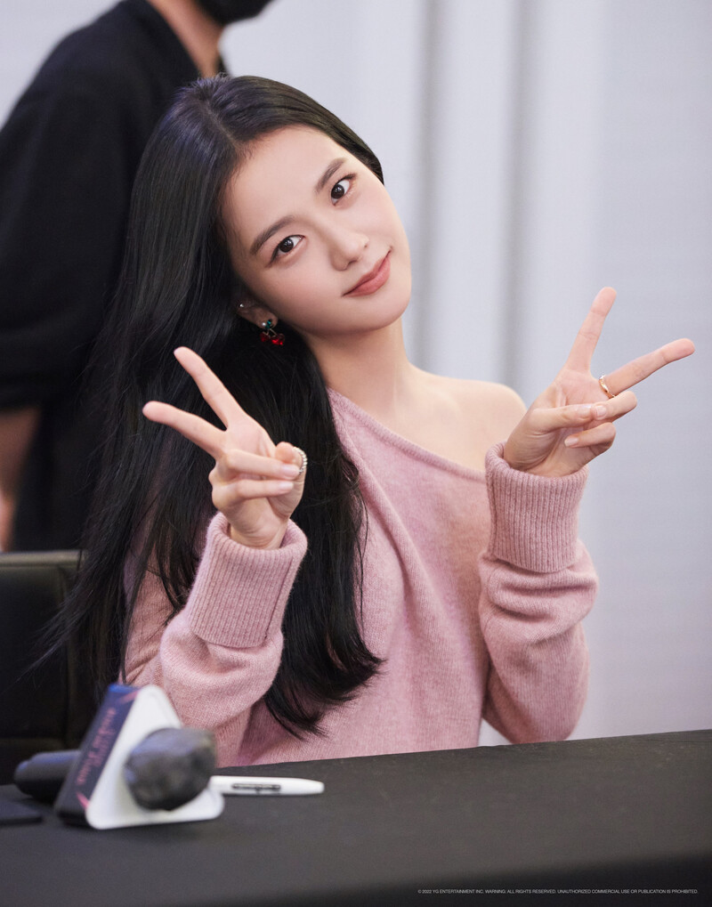 221107 BLACKPINK Twitter Update -  [BORN PINK] OFFLINE FAN SIGNING EVENT | Jisoo documents 4