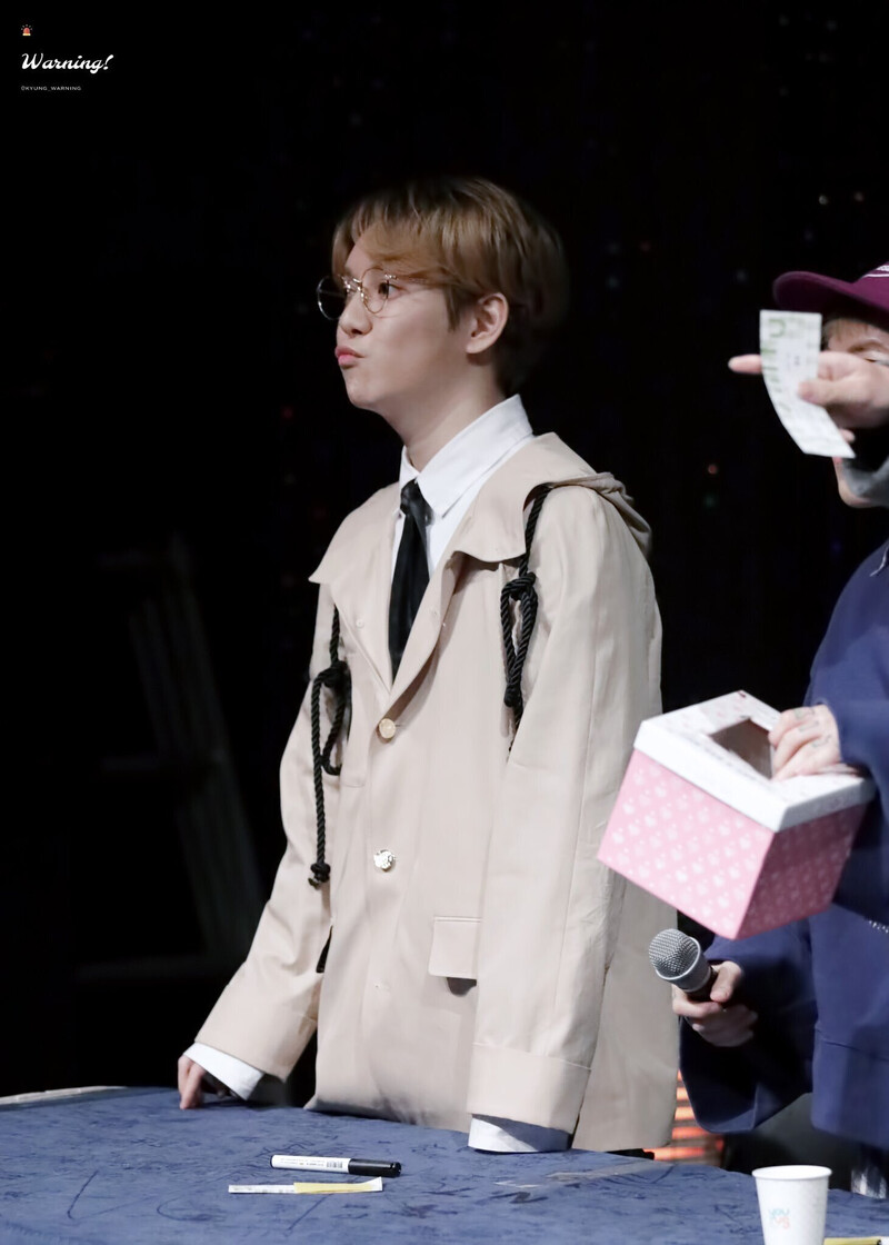 171118 Block B Park Kyung at fanmeet event documents 3