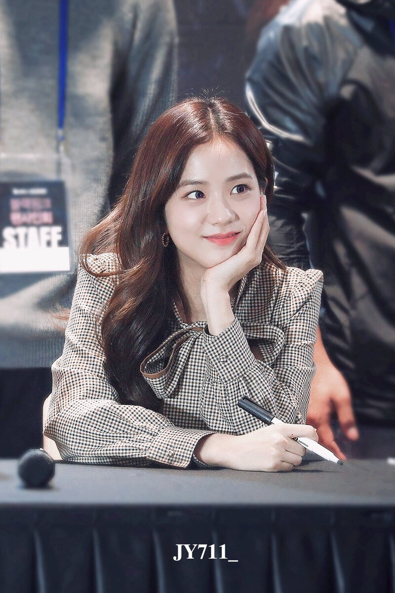 191012 BLACKPINK Jisoo - OLENS Fansign documents 3