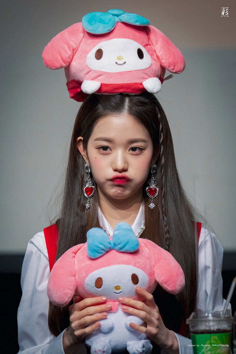 220501 IVE Wonyoung - WITHMUU Fansign documents 2