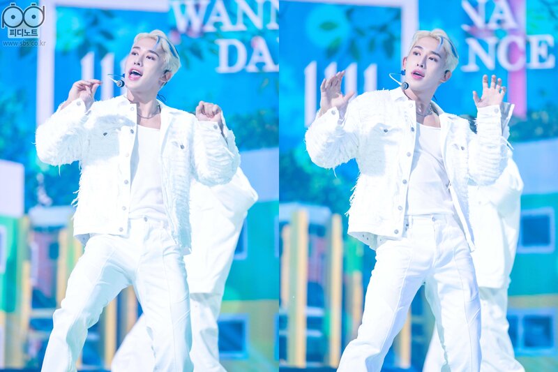 210923 WONHO Performing "24/7" & "BLUE" | SBS Inkigayo PD Note Update documents 12