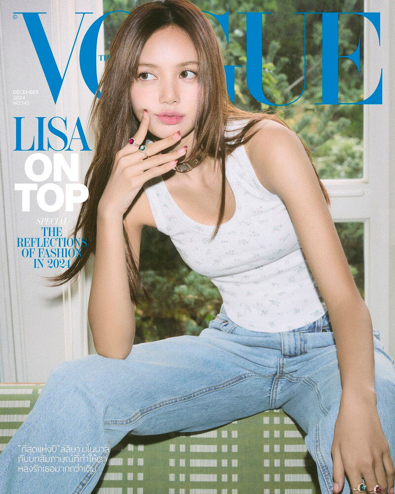 LISA for VOGUE THAILAND December 2024 Issue documents 3