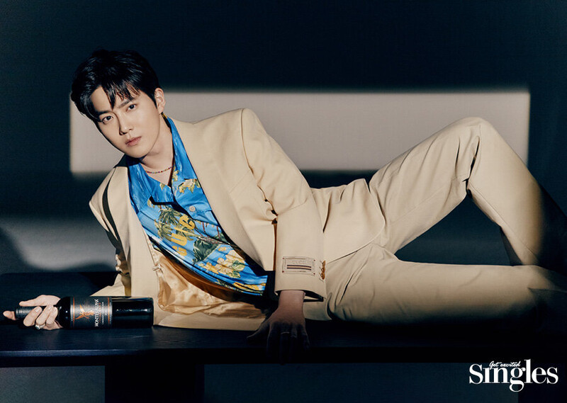 EXO SUHO for SINGLES Magazine Korea x NARACELLA 'MONTES' WINE June Issue 2022 documents 4