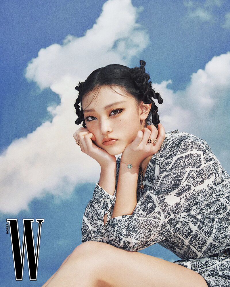 NewJeans Haerin for W Korea Vol. 3 March 2024 Issue documents 6