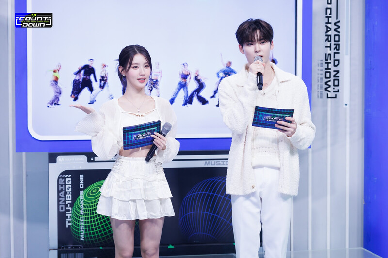 231116 MC Miyeon and Hanbin at M Countdown documents 13