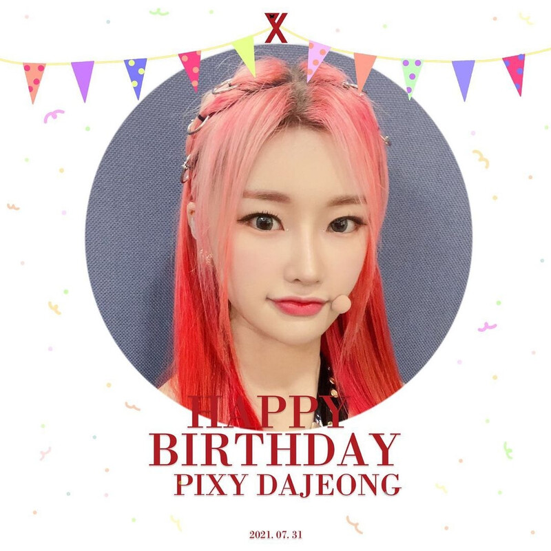 210731 PIXY Instagram Update - Happy  Birthday Dajeong documents 1