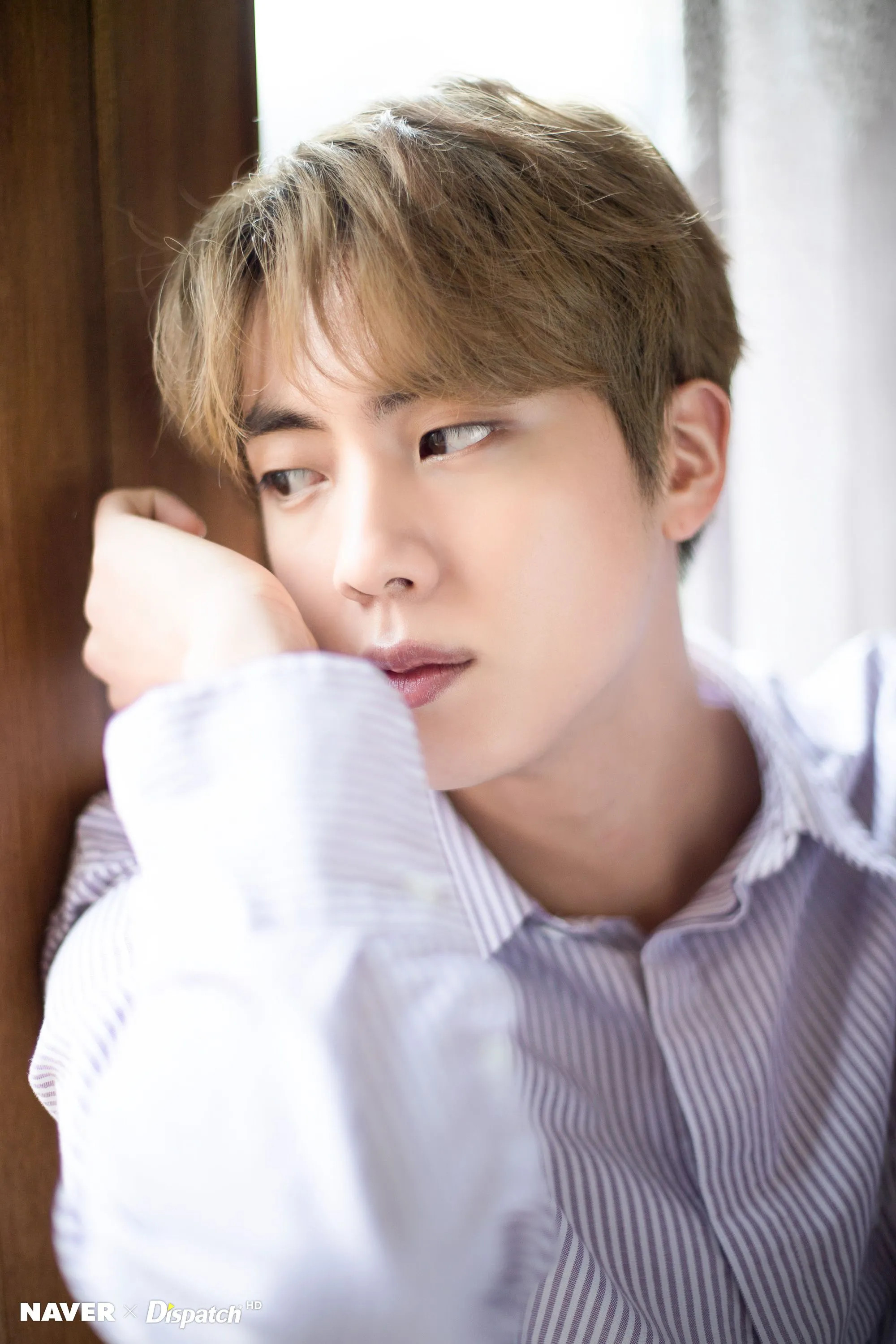 BTS' Jin - White Day special photo shoot by Naver x Dispatch | kpopping
