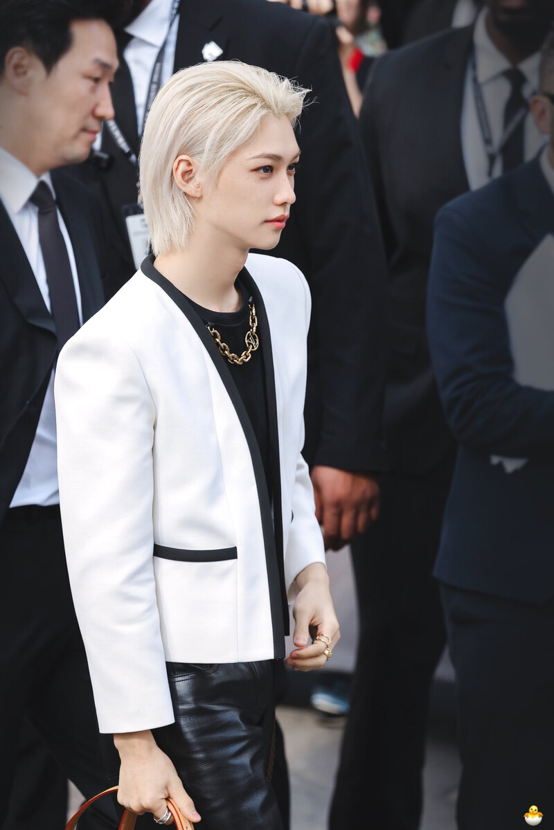 231002 Stray Kids Felix at the Louis Vuitton Spring-Summer 2024 Show PFW23 documents 2