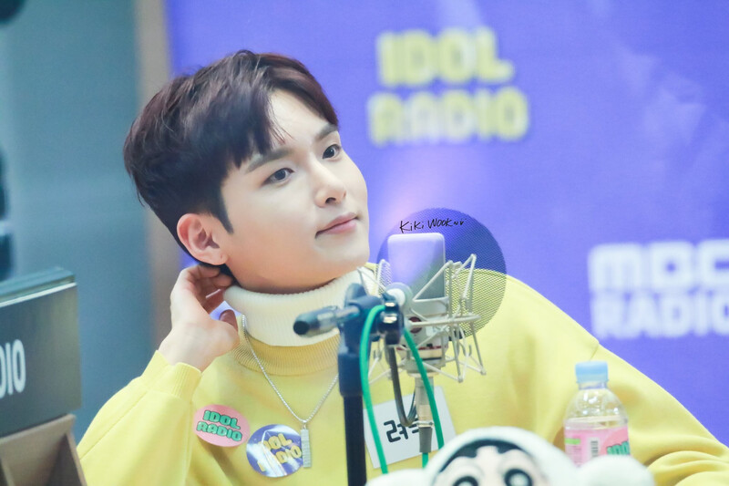 190108 Ryeowook at Idol Radio documents 2