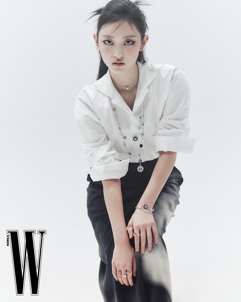 NewJeans Haerin for W Korea Vol. 3 March 2024 Issue documents 9