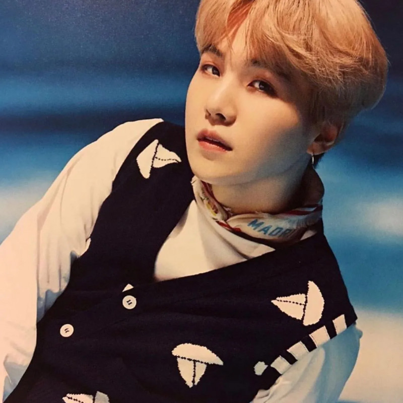 Suga for the 10th Japanese single 'Lights / Boy With Luv' | kpopping