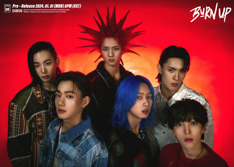 DXMON - "Burn Up" Concept Photos documents 1