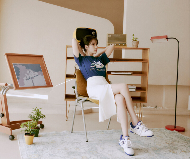 IU for New Balance Short Sleeve 'Relax for Next Creativity' Campaign documents 2