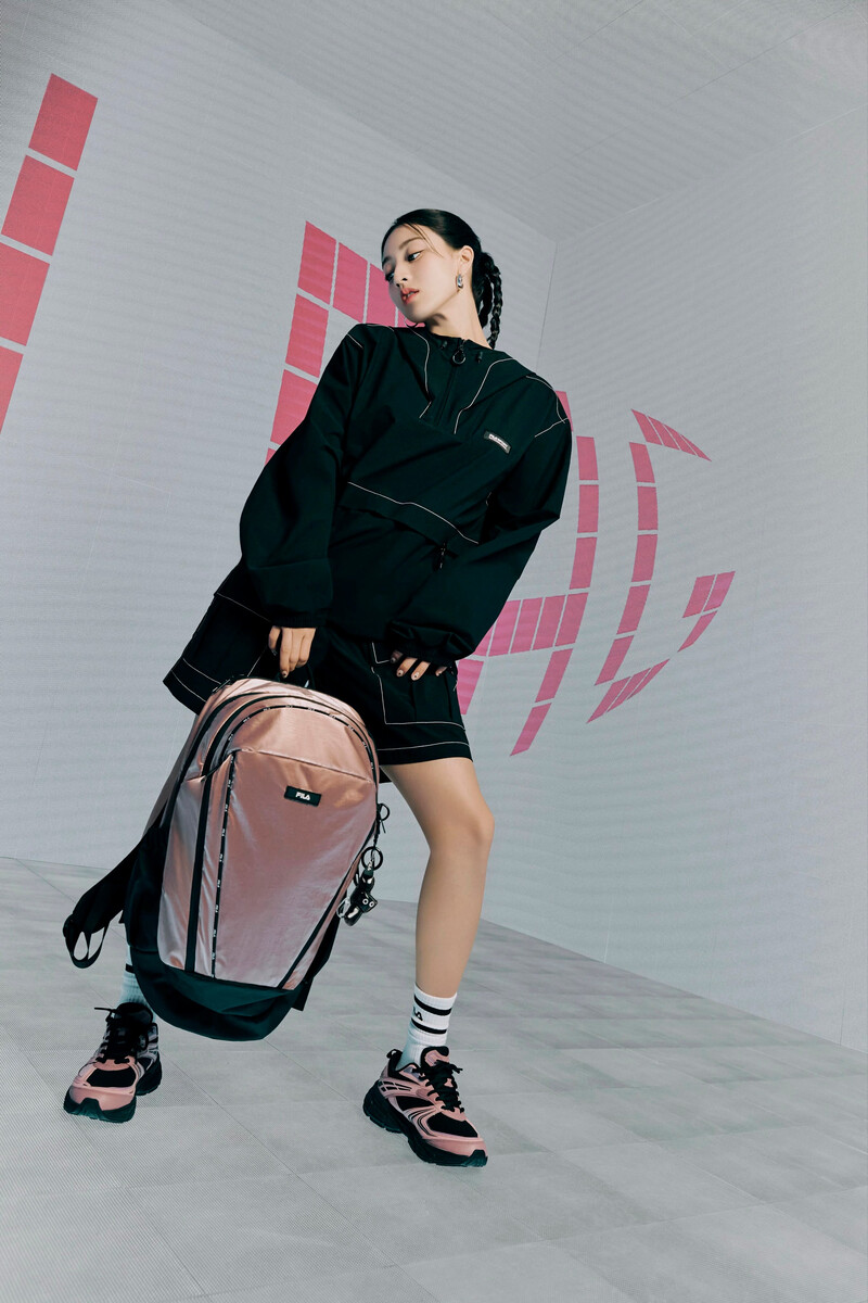 TWICE Jihyo for Fila - 24SS New Semester Backpack documents 5