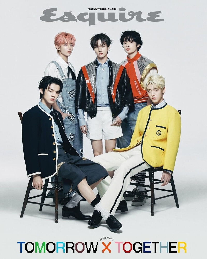 TXT for ESQUIRE Korea x GUCCI February Issue 2023 documents 1