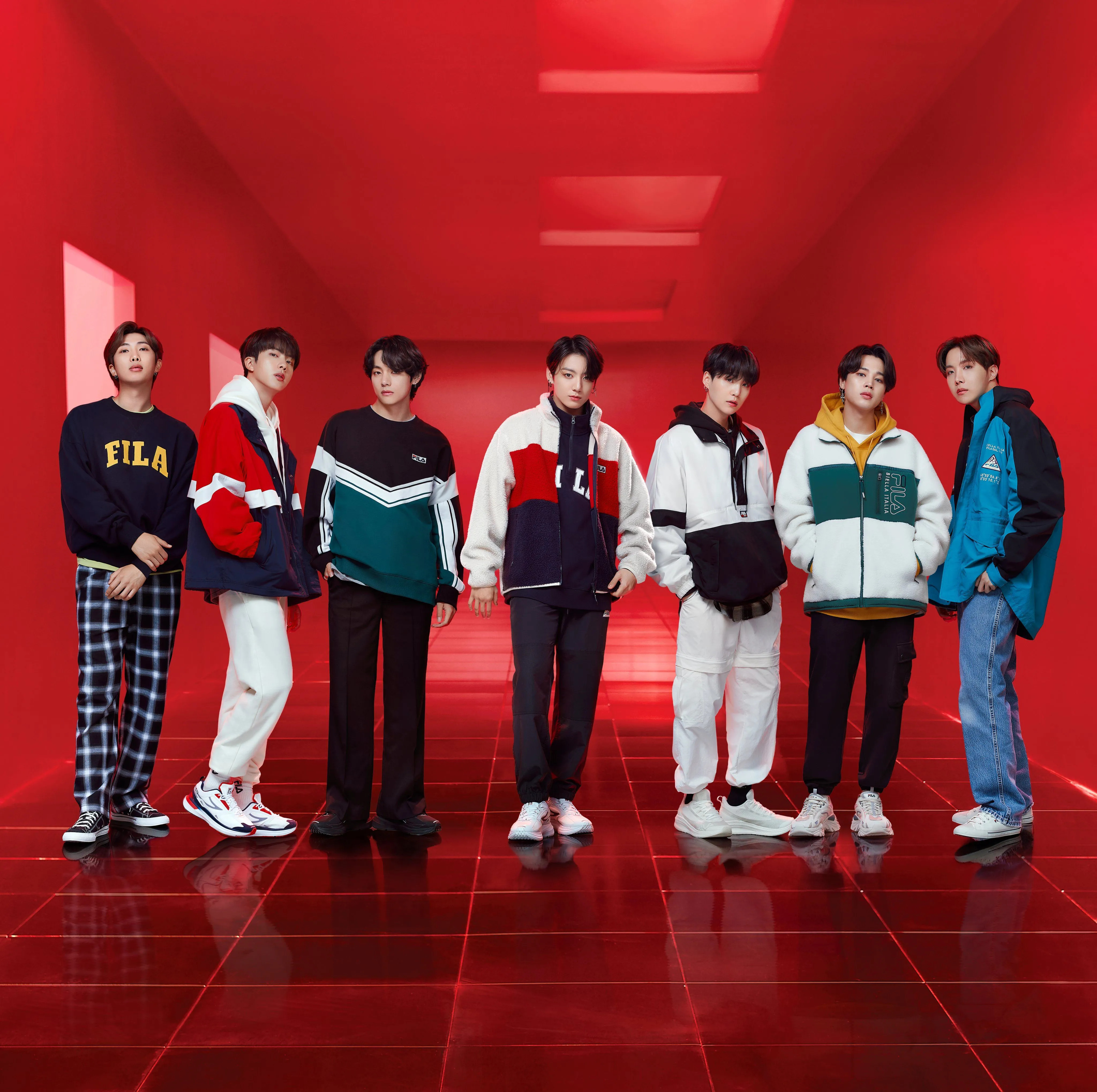 BTS x FILA Fall Collection 2020 | kpopping