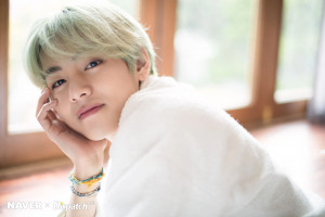 BTS' V - White Day special photo shoot by Naver x Dispatch