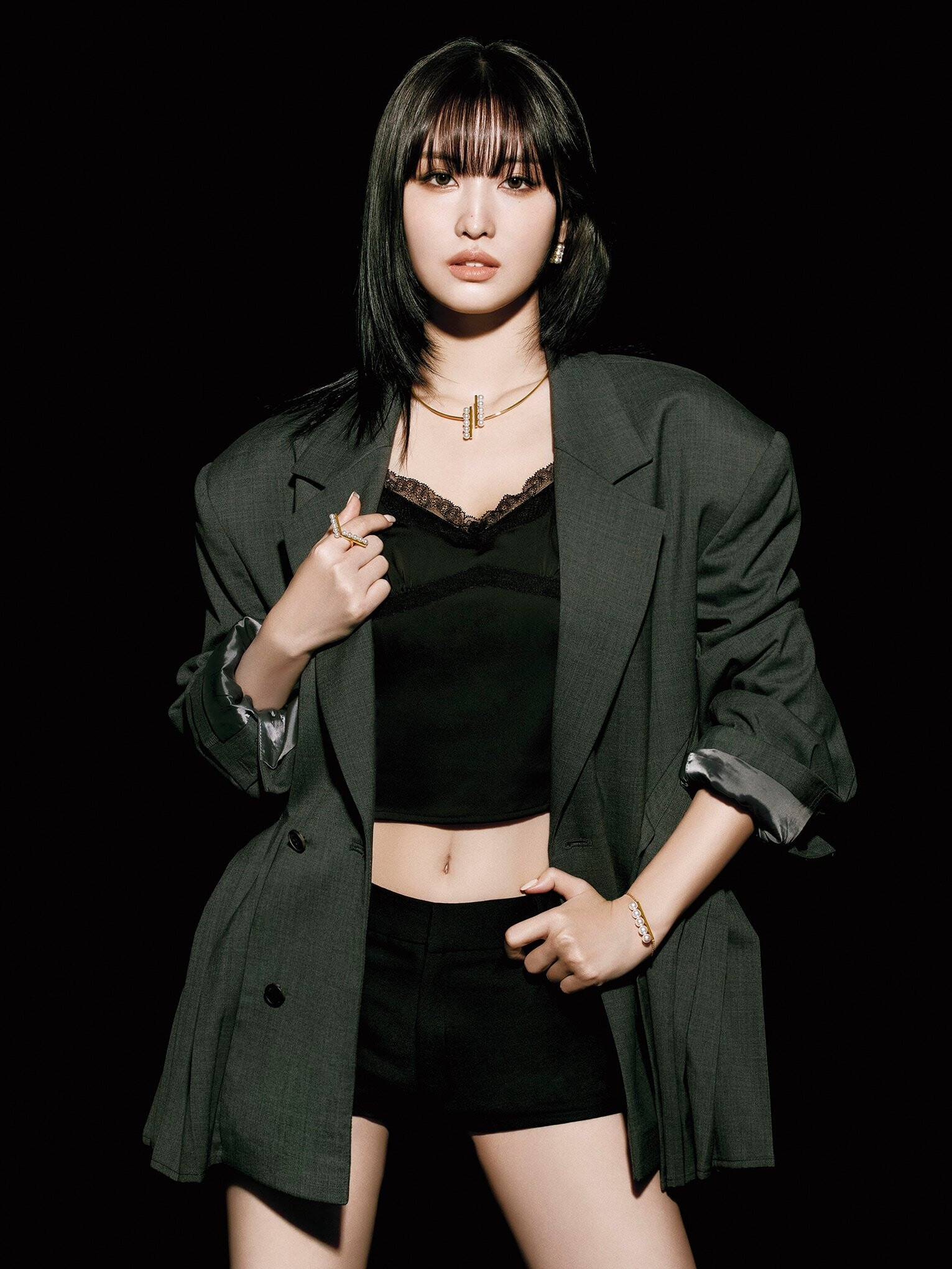 MOMO x TASAKI x ELLE Japan | kpopping