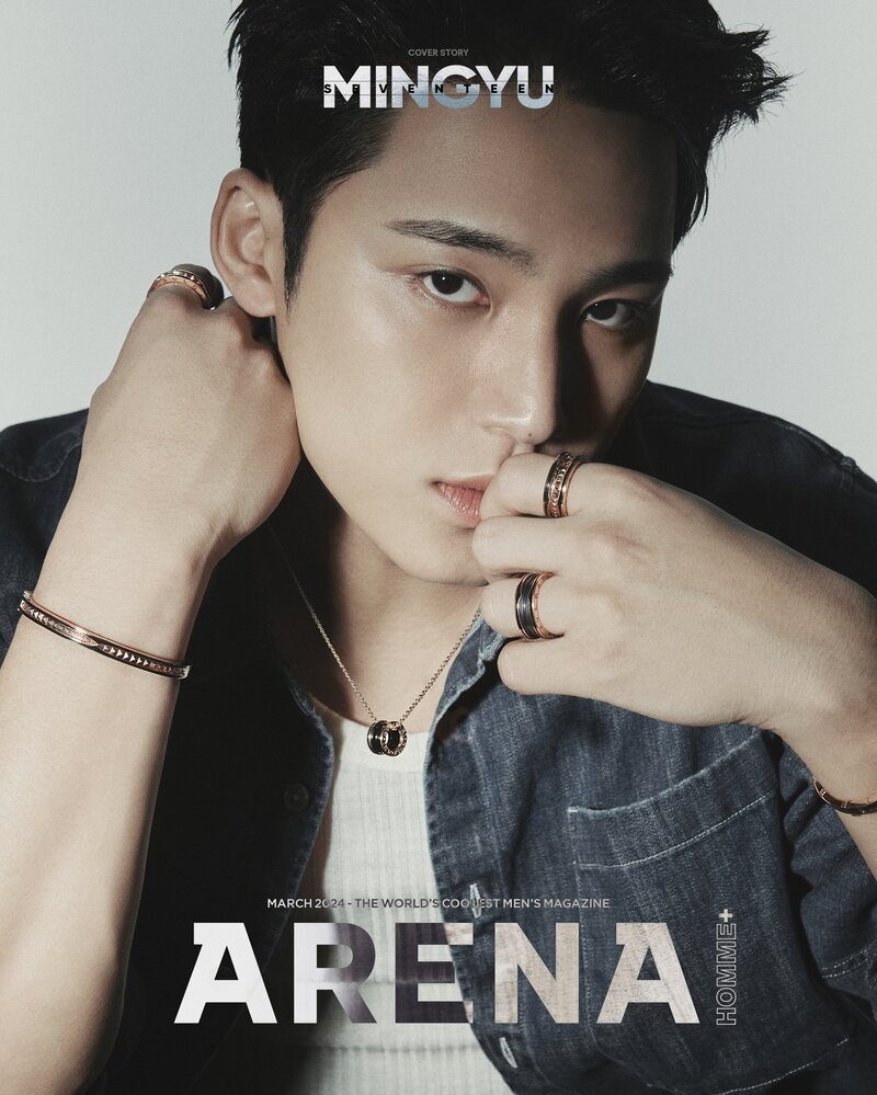 MINGYU x BVLGARI for Arena Homme+ March 2024 Issue documents 3