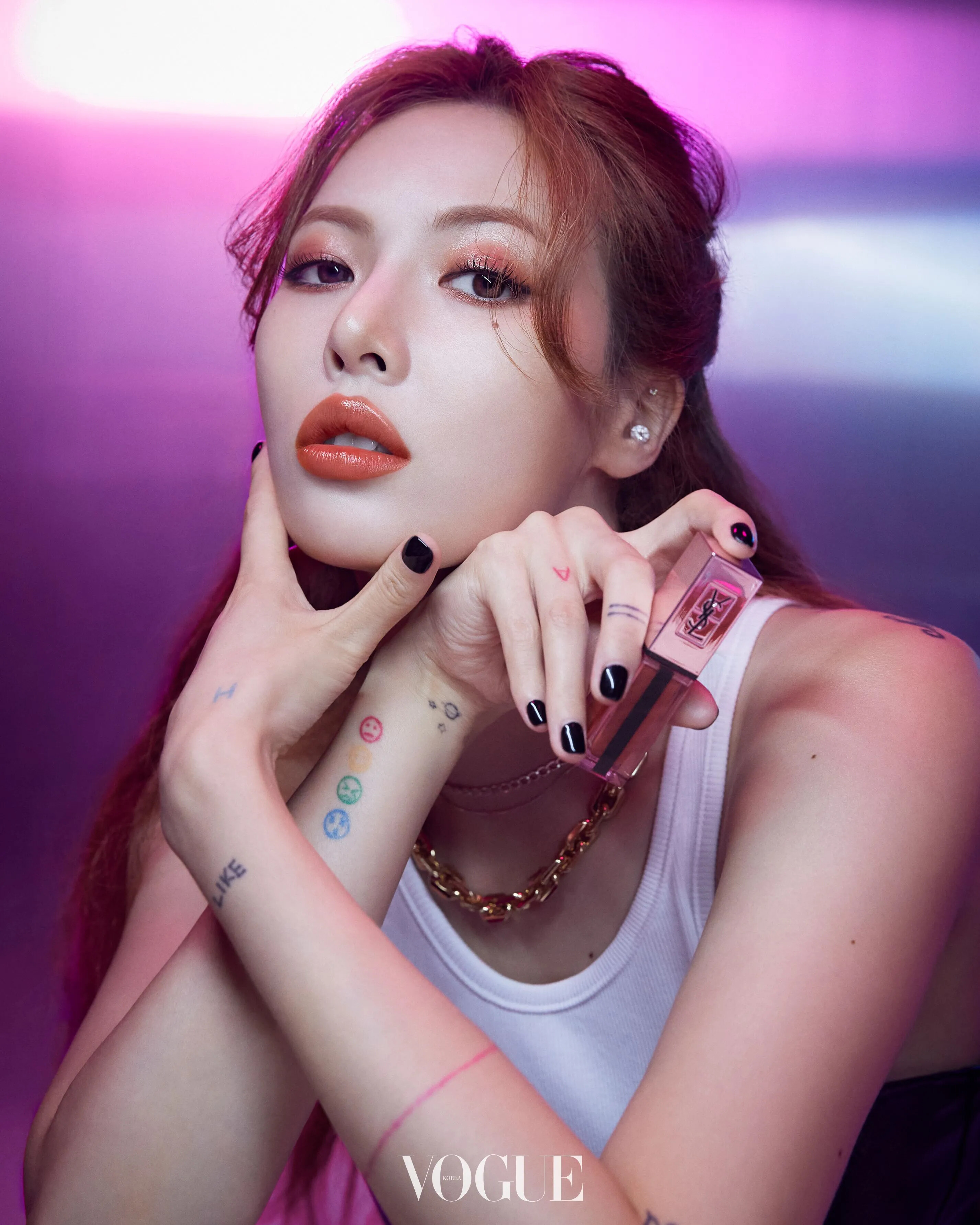 2853px x 3567px - Hyuna for Vogue Korea x YSL Illicit Nude Collection | kpopping