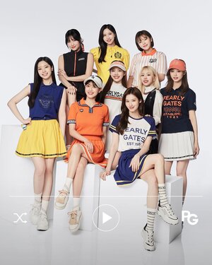 TWICE x Pearly Gates ‘PLAY! PG MIX’ 2023 SS Collection
